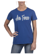 Top of the World Women&#39;s Modern Fit Blue T-Shirt Air Force Falcons Small... - $15.98 CAD