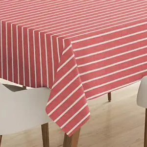New Encasa Homes Dining Set 6 Placemats In + 1 Table Runner Roma Red Fine Rib - £68.09 GBP