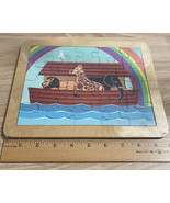 Maple Landmark Woodcraft Wooden Ark Animals Rainbow New Made In USA 20 P... - $35.63 CAD