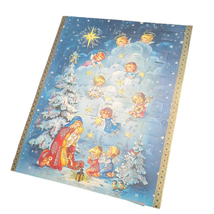 1960s Advent Calendar Christmas Vintage Glitter Angel Babies - £31.29 GBP