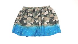 JUSTICE Pre Teen Girls Skirt Skorts Size 12 Olive Green Leopard Blue &amp;  ... - $9.31