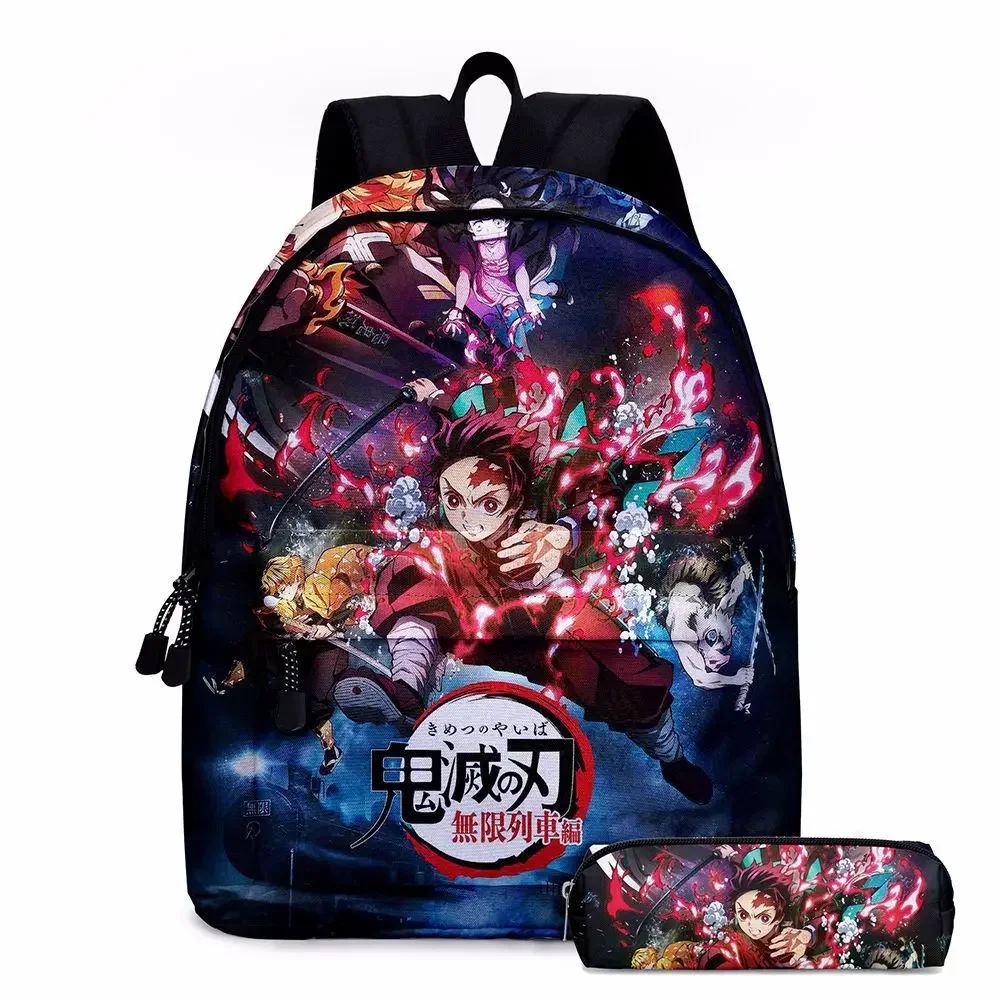 New Printed Anime Demon Slayer Schoolbag, Primary and Secondary School Student - £20.92 GBP+