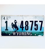2011 United States Wyoming Natrona County Passenger License Plate 1 48757 - €11,16 EUR