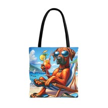 Tote Bag, Dog on Beach, Rhodesian Ridgeback, Tote bag, 3 Sizes Available, awd-12 - £22.38 GBP+