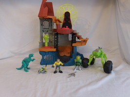 Fisher-Price Imaginext Castle Wizard Tower Playset Lights + Sounds + Figures - £15.84 GBP