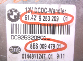 07-08-09-10-11-12 BMW M3 DCDC WANDLER TORQUE CONVERTOR/MODULE image 3