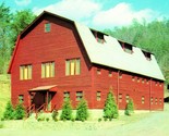 Vtg Chrome Postcard Gatlinburg Tennessee Settlement School Red Barn Dorm... - £6.37 GBP