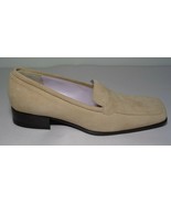 Fieramosca &amp; Co. Size 5.5 M CASSIDY Beige Suede Loafers New Women&#39;s Shoes - $197.01