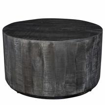 Rustic Modern Solid Wood Coffee Table - Distressed Grey - £879.29 GBP