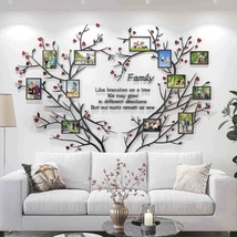 Love Family Tree Wall Decor Picture Frame Collage Removable 3D Diy Acrylic Wall  - £43.49 GBP