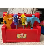 Fisher Price Handy Manny&#39;s TALKIN&#39; TOOL BOX -M1120, Complete Set, WORKS!!! - $1,578.45 MXN