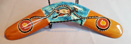 Crafted Boomerang Gerald McGregor Aboriginal Artist Brigalow Wood Austra... - $39.55