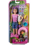 Barbie It Takes Two Camping Playset 10&quot; Skipper Doll Pet Bunny Firepit A... - £28.73 GBP