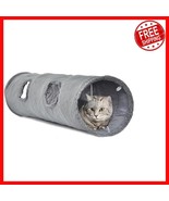 Soft Polyester Cat Tunnel 51&quot; with Peepholes - Fun for Indoor &amp; Outdoor ... - $36.62