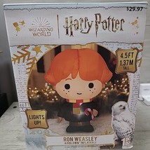 Inflatable Christmas Harry Potter Ron Weasley 4.5ft Lighted Gemmy 2023 N... - $45.00