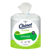 Chinet Classic Dinner Paper Plate, 10.38&quot; (165 Ct.) - £35.80 GBP