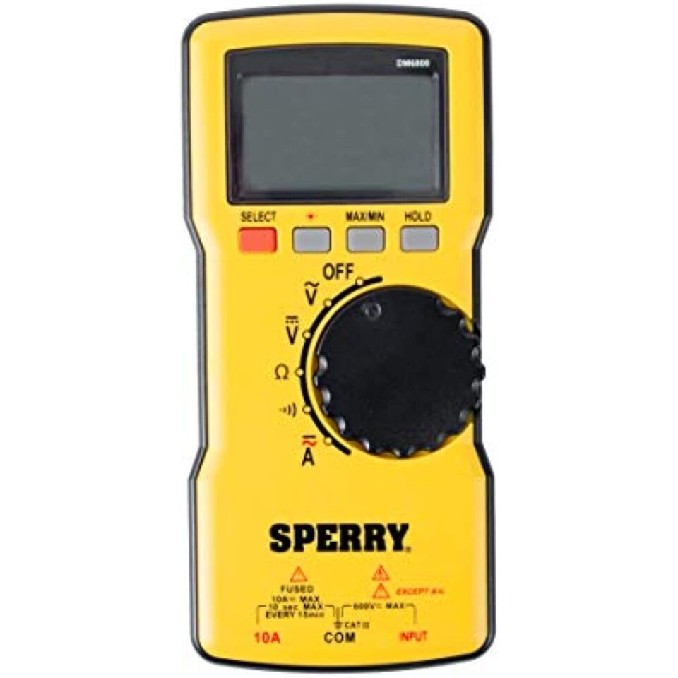 Gardner Bender Sperry Instruments DM6800 Thin, Auto ranging 600V AC/DC, ... - $84.48