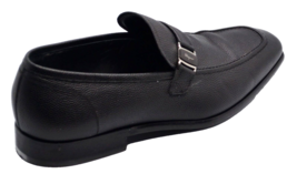 Salvatore Ferragamo Men&#39;s Black Leather Dress Italy Shoes Size EU 8 EE US 9 - £220.85 GBP