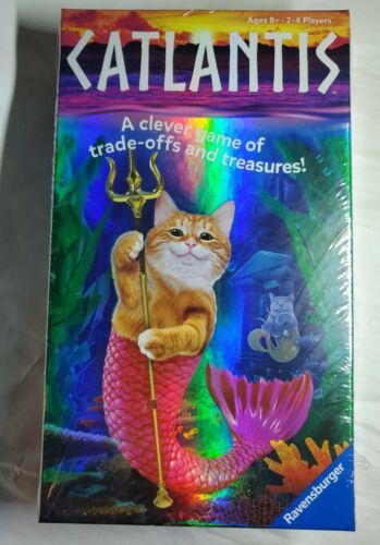 New Ravensburger CATLANTIS The Purrfect Cat Themed Card Game AGES 8+ 2-4 Players - $17.78