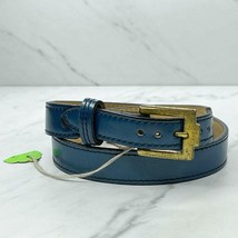 Justin Boots Blue Vintage Top Grain Cowhide Leather Belt Size 26 Made in USA - £23.64 GBP