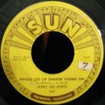 Jerry Lee Lewis-Whole Lot Of Shakin&#39; Going On / It&#39;ll Be Me-45rpm-1957-VG+ - £11.82 GBP