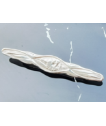 ANTIQUE VTG 925 STERLING SILVER ART NOUVEAU FLORAL BAR BROOCH 1895-1910 - $1,407.76 MXN