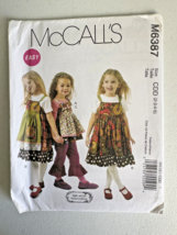 McCall's M6387 Pattern Size CDD (2--3-4-5) Uncut 2011 Girls Wardrobe - $8.99