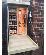 Share Wall Mounted Garden Bar, including lights, last orders bell and 2 x optics - $121.00