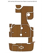2001 Sea Ray 240 Sundancer Swim Platform Cockpit Pad Boat EVA Teak Floor... - $1,229.56 CAD