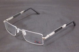 Authentic Charriol Eyeglasses Frame SP23003 C3 Sports Carbon Metal Chrome Black - £134.46 GBP