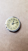 VTG Vintage 50&#39;s 40&#39;s Preciosa watch movement w/ dial Black Gold 15 Jewe... - $37.99