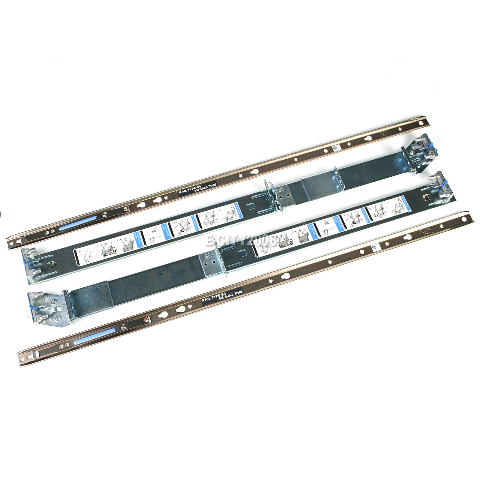 For Dell Powervault Dl2200 Dx6012S Nx3100 Server 2U 2/4 Static Ready Rail - £72.75 GBP