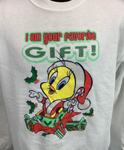 Vintage Looney Tunes Sweatshirt Crewneck Tweety Bird Cartoon Large - £24.59 GBP