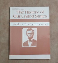 Abeka A Beka Book THE HISTORY OF THE UNITED STATES Teacher Key Tests Qui... - £4.17 GBP