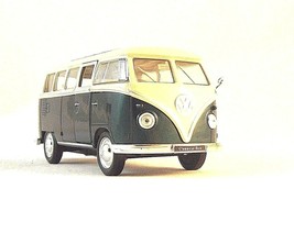 1963 VOLKSWAGEN T1 BUS, DARK GREEN WELLY 1/32 DIECAST CAR COLLECTOR&#39;S... - £26.17 GBP