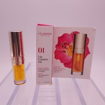 Clarins Lip Comfort Oil .04oz Travel Size 01 HONEY - $9.89