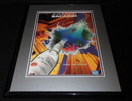 1994 Just Add Bacardi Rum Framed 11x14 ORIGINAL Vintage Advertisement - £27.37 GBP