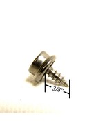 Boat Canvas Snap 3/8&quot; Stainless Steel Screw Stud, #8,10 Pc. Set - $214.90 MXN