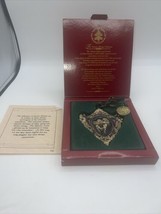 Kurt Adler The Vatican Library Ornament V28 Medallion Cherubs Ornament In Box - £17.78 GBP