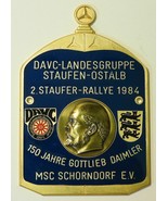 MERCEDES RALLY BADGE ADAC GRILL RADIATOR EMBLEM ORNAMENT 108 109 110 111... - $4,751.71 MXN