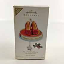 Hallmark Keepsake Christmas Ornament Wizard Of Oz It's All In The Shoes 2011 2a - $24.70