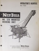 New Idea Operators Manual for Model 320 Mounted Husking Unit - $20.57