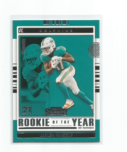 Jaylen Waddle (Miami) 2021 Panini Contenders Rookie Of The Year Insert #ROY-JWA - £7.41 GBP