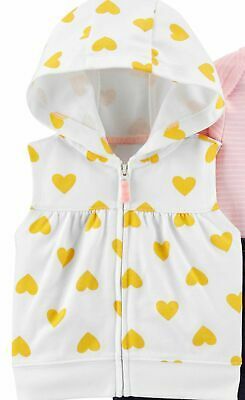Carters Girls Heart Vest, Size 18Months - £7.96 GBP