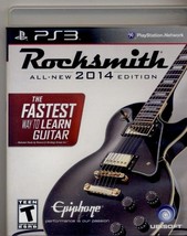 ROCKSMITH 2014 EDITION FOR PS3, Rated TEEN, Ubsisoft, inc. GAME, SETUP CARD - $23.75