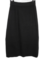 Everlane The Organic Cotton Sweater Midi Skirt Pull On Style Back Slit Size M - £59.87 GBP