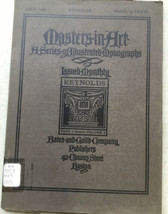 Masters in Art Monograph Reynolds July 1900 - $7.69