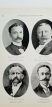Notable St. Louis Men of 1900 Photos INSURANCE MEN Bolin Nevison Arensmeyer B8 - £8.81 GBP