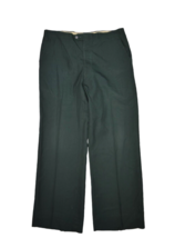 Vintage 70s Work Pants Mens 36x30 Green Straight Relaxed Baggy Twill Tal... - £14.53 GBP