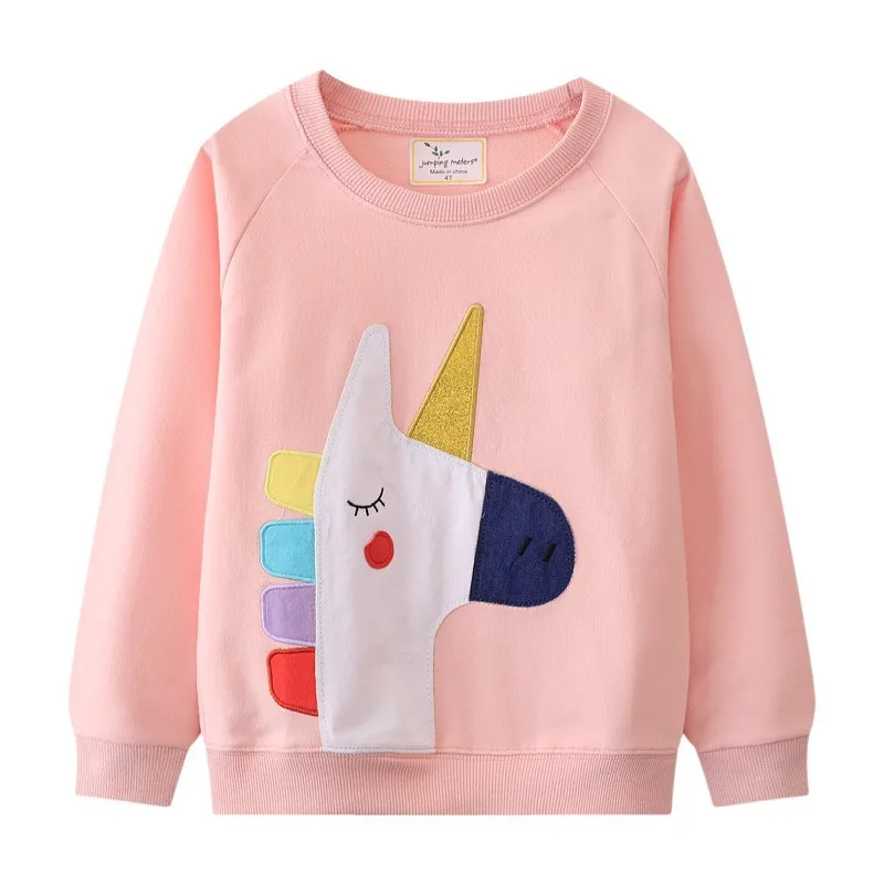 Jumping Meters New Arrival  Embroidery Autumn Winter Girls Sweatshirts Hot Selli - £77.17 GBP